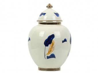 AK.NRH0058 BYK AH KP MAV GOLD YAPRAK DESENL 35 CM